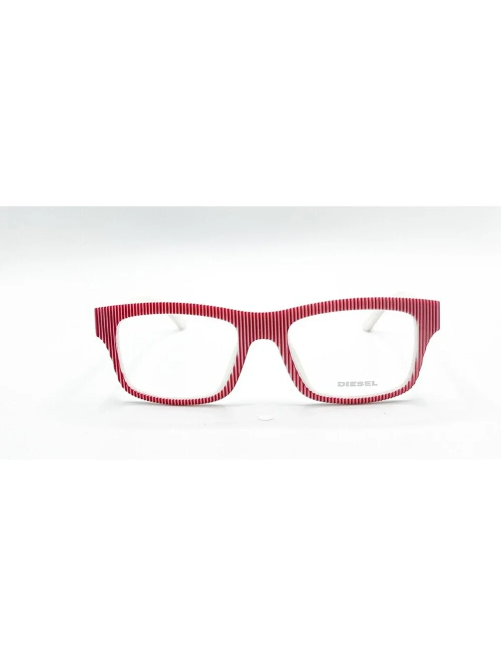 Diesel Dl5034 068 Red Striped White Authentic Eyeglasses 52-18-135